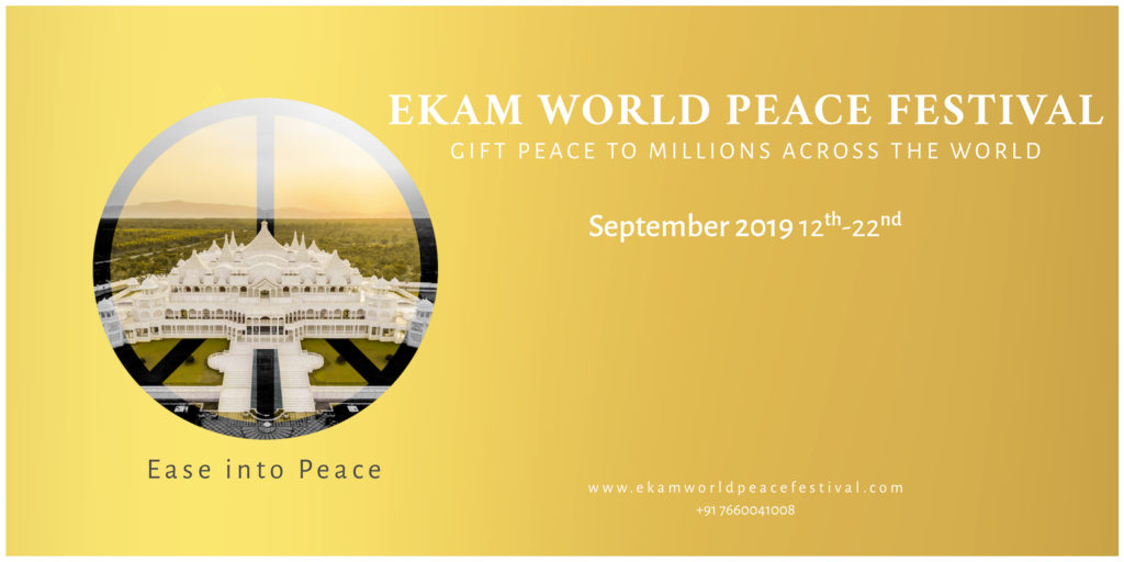 Ease into Peace - Ekam World Peace Festival - Graceful Life Coaching